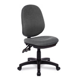 Nautilus Designs Java 200 Medium Back Twin Lever Fabric Operator Office Chair Without Arms Grey - BCF/P505/GY DD